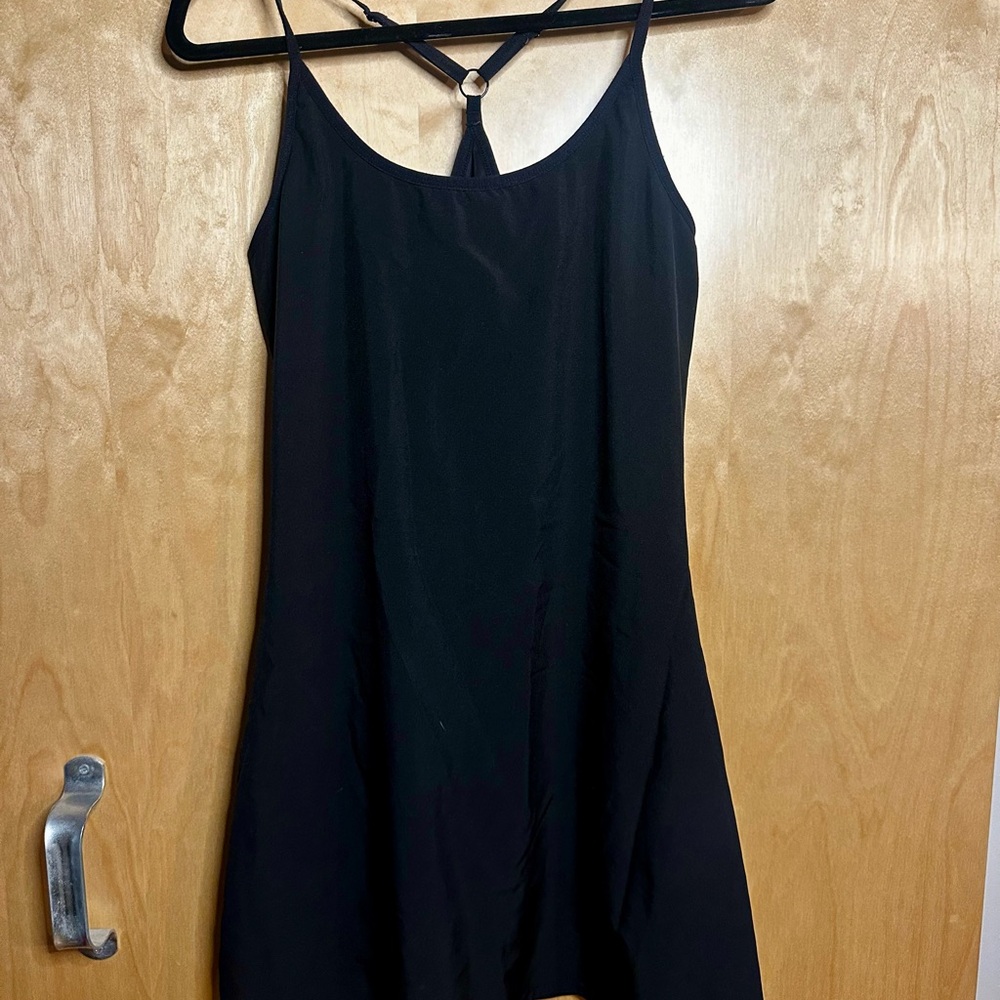 Max Studio Performance Athletic Dress with Shorts and Pockets